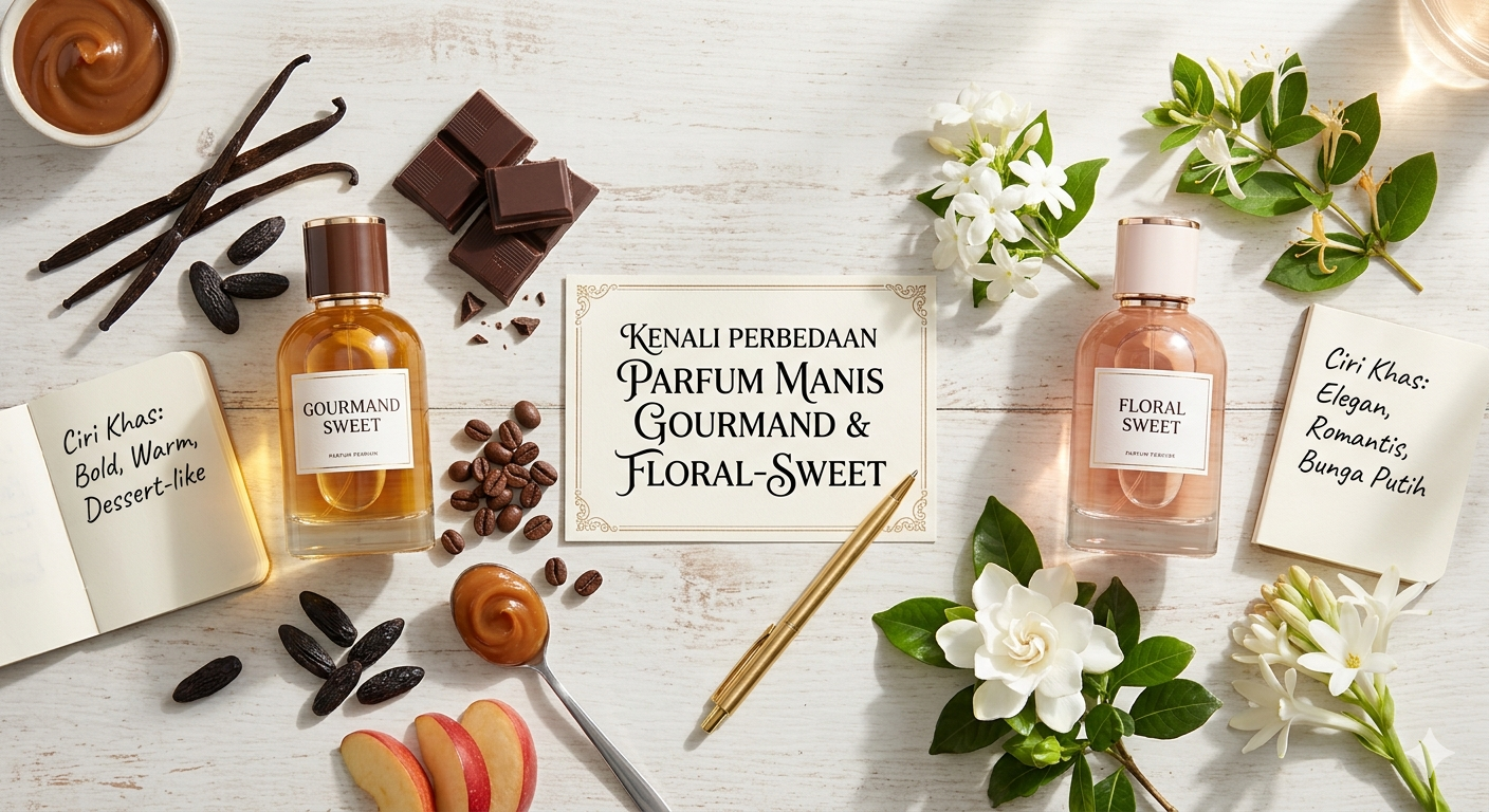 Suka Wangi Manis? Kenali Perbedaan Parfum Gourmand dan Floral-Sweet Agar Tidak Salah Pilih