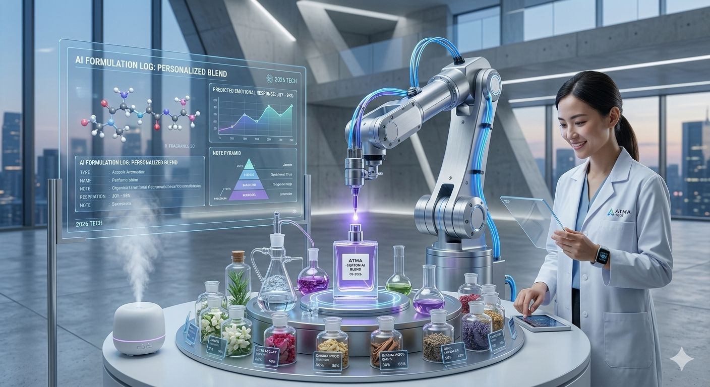 The Future of Scent: Bagaimana Teknologi AI Meracik Parfum Impian Anda di 2026